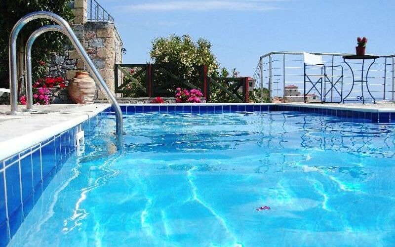 Zerveas villa, pool, water